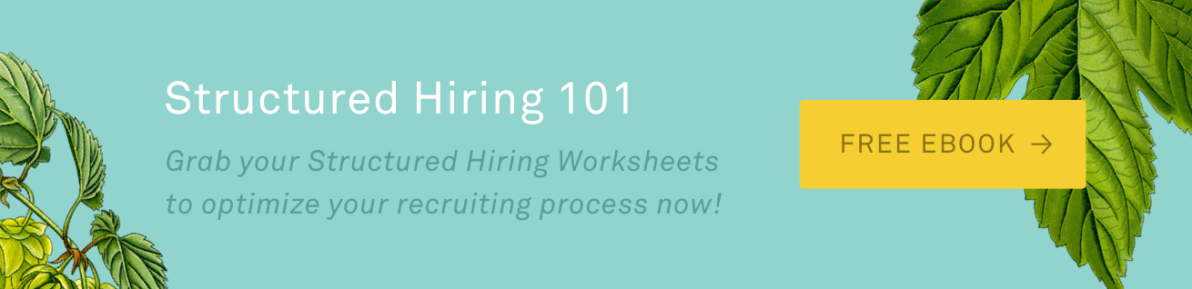 Structured Hiring 101 Worksheets Structured Hiring 101 Worksheets